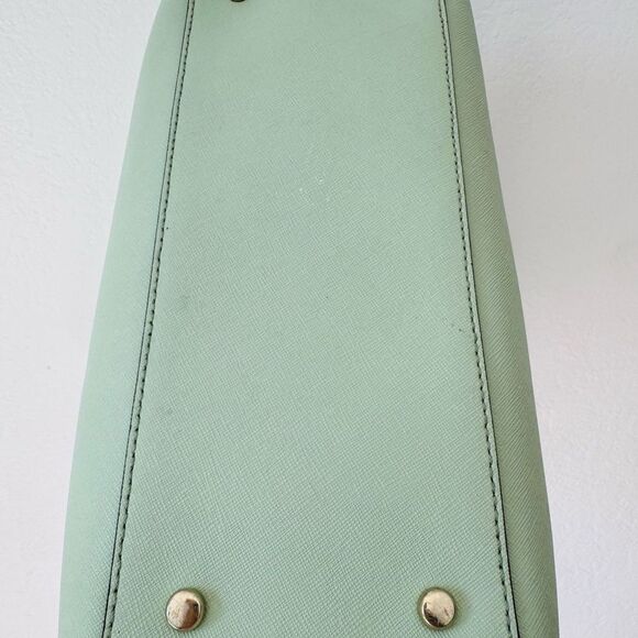 Kate Spade Cedar Street Maise Satchel Bag/Leather Crossbody Purse /mint green - Picture 4 of 8